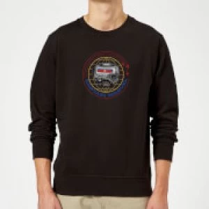 Image of Captain Marvel Pager Sweatshirt - Black - XL