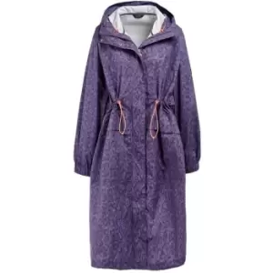 Image of Barbour International Printed Woodvale Showerproof Jacket - Purple
