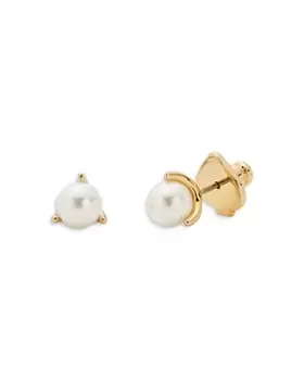 Image of kate spade new york Brilliant Statements Three Prong Stud Earrings