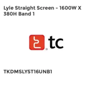 Image of TC Group Lyle Straight Screen - 1600W x 380H Band 1