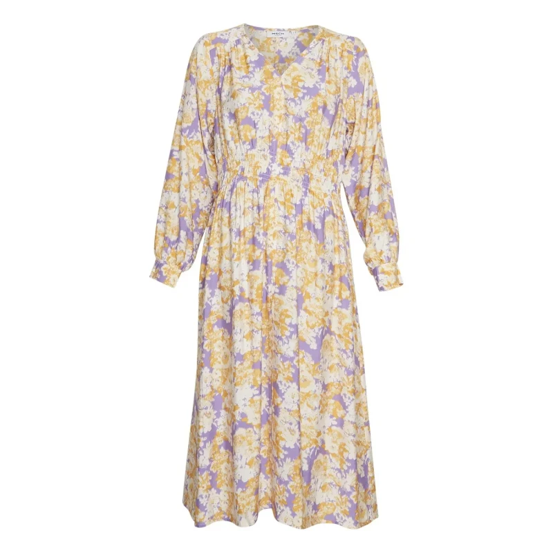 Image of moss copenhagen Womens dress Moss Copenhagen Marte Ladonna AOP Violet Female XS