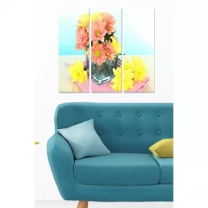 Image of MDF3751625 Multicolor Decorative MDF Painting (3 Pieces)