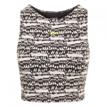 Image of Reebok MYT Crop Tank Top Womens - Black