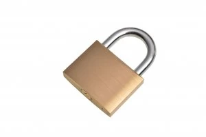 Image of Wickes Padlock - Brass 50mm