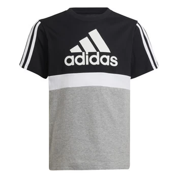 Image of adidas MOULITA boys's Childrens T shirt in Grey / 4 years,4 / 5 years,11 / 12 years,13 / 14 years,5 / 6 years,6 / 7 years,7 / 8 years,9 / 10 years,8 /