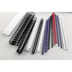 Image of GBC CombBind Binding Comb A4 16mm Red 100