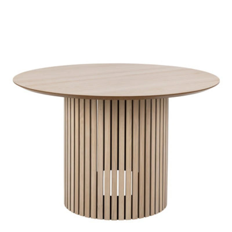 Image of Furniture To Go Linley Round Dining Table In White Oak