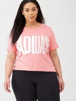 Image of Adidas Univ T-Shirt - Pink