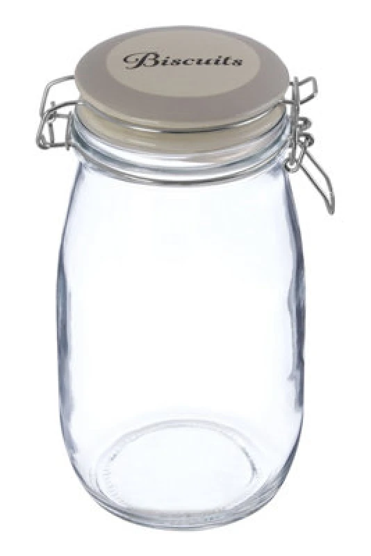 Image of Premier Housewares Grocer Biscuit Storage Jar Clear