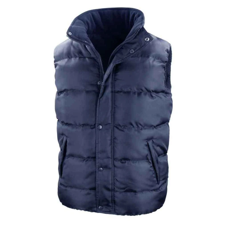 Image of Result Core Mens Nova Padded Gilet in Navy Size: XS Navy Male XS