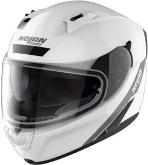 Image of Nolan N60-6 Staple Helmet, black-white, Size S, black-white, Size S