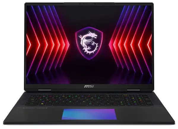 Image of MSI Titan 18 HX A14VIG-050UK Gaming Laptop, Intel Core i9-14900HX, 128GB DDR5, 6TB NVMe PCIe SSD, 18" UHD+ Mini LED IPS 120Hz, NVIDIA GeForce RTX