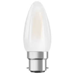 Image of LED Frosted Filament 40W Candle BC (B22d) 3 PACK