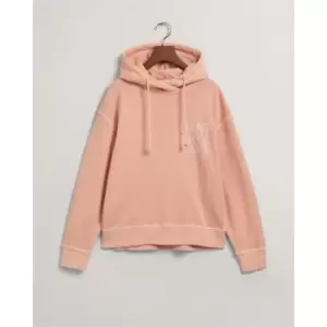 Image of Gant Sunfaded Gant Usa Hoodie Soothing L - Orange