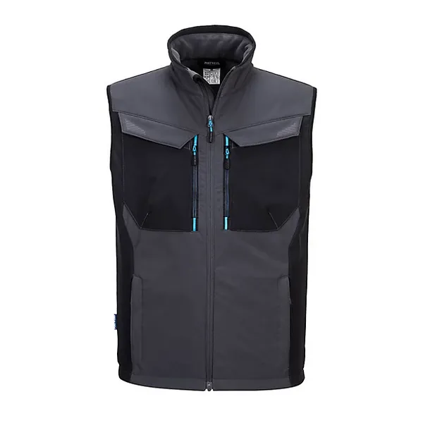 Image of Portwest WX3 Mens Softshell Gilet T751MGRXXXL Colour: Metal Grey