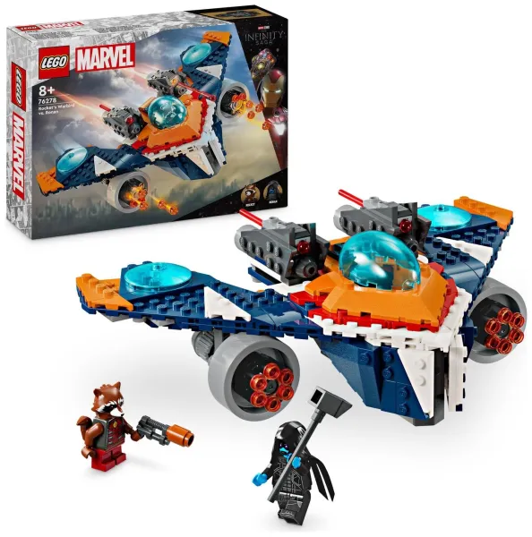 Image of LEGO Marvel Rocket's Warbird vs Ronan Building Toy 76278