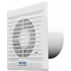 Image of Vent-Axia Silhouette 100H Axial Bathroom, Kitchen and Toilet Fan (454057A)