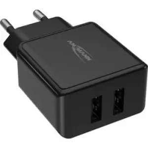 Image of Ansmann HomeCharger HC212 1001-0106 USB charger Mains socket Max. output current 2400 mA 2 x USB 2.0 port A
