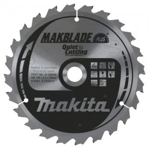 Image of Makita MAKBLADE Plus Wood Cutting Saw Blade 190mm 60T 20mm
