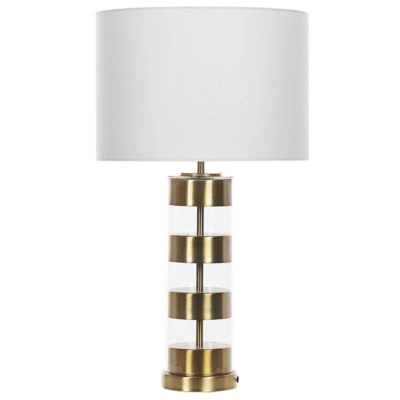 Image of Beliani Table Lamp Beatton Metal Gold