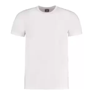 Image of Kustom Kit Mens Superwash 60 Fashion Fit T-Shirt (L) (White)