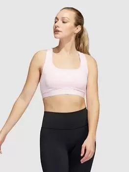 Image of adidas Power Medium Support Bra - Light Pink, Size S, Women