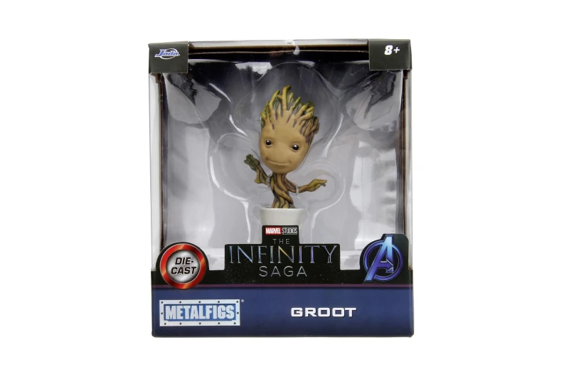 Image of Marvel "Marvel 4" Potted Groot Figure"