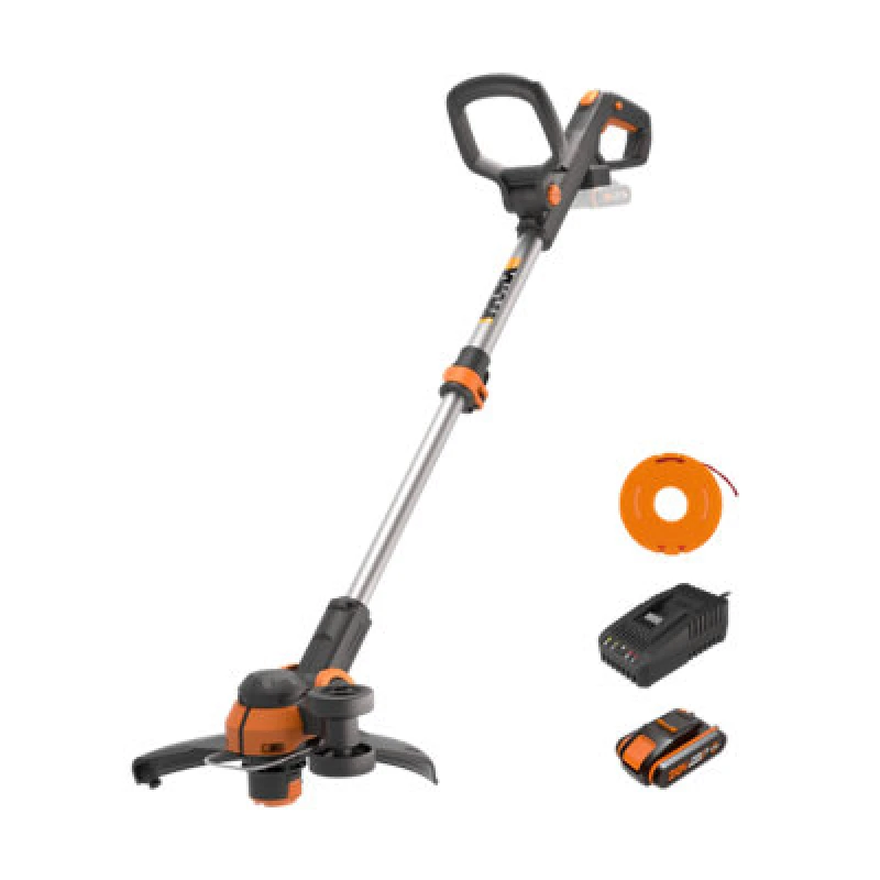 Image of Worx 20V Powershare 30Cm Cordless Grass Trimmer With X1 2.0Ah Battery & Charger One Colour WBZEN Unisex