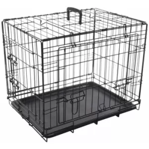 Image of Wire Cage with Sliding Door Nyo s 62x45x49.5cm Black Flamingo Black