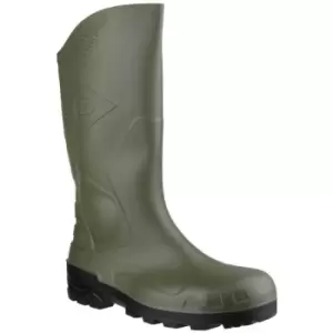 Image of Dunlop Devon Full Safety Wellington Green/Black - 4