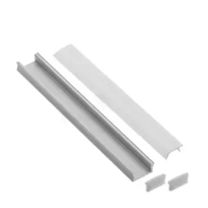 Image of Moderix Aluminium Profile for LED Light Strip - Cover Frosted, Pack of 10. Lengt
