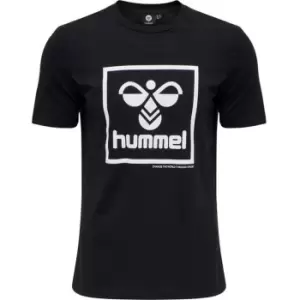 Image of Hummel Sam Short Sleeve T Shirt Mens - Black