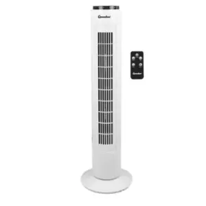 Image of Groundlevel Remote Control 29" Oscillating Tower Fan
