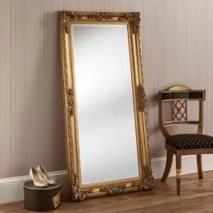 Image of Yearn Mirrors Yearn Traditional Full Length Mirror Gold 175X84Cm