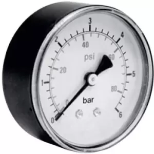 Image of ICH Manometer 306.63.16 Connector (pressure gauge): Back side 0 up to 16 bar External thread 1/4