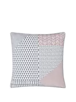 Image of Catherine Lansfield Larrson Geo Filled Cushion
