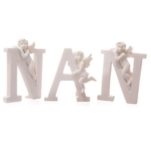 Image of Cute Cherub NAN Letters Ornament