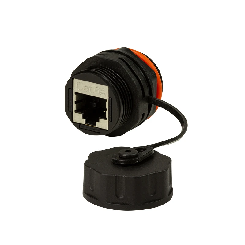 Image of LogiLink NP0083 wire connector RJ-45 Black. Orange