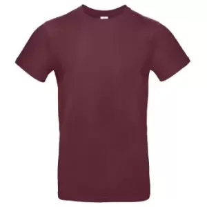 Image of B&C Mens #E190 Tee (XS) (Burgundy)