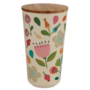 Image of Autumn Falls Bamboo Composite Large Round Storage Box