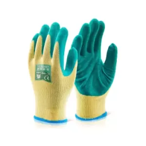 Image of M/P GREEN LATEX P/C GLOVE XL - Green - Green - Click