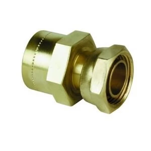 Image of Plumbsure Push Fit Straight Tap Connector Dia15mm
