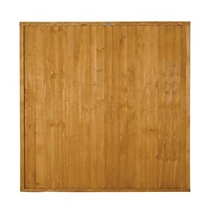 Image of Forest Garden Dip Treated Closeboard Fence Panel - 6 x 6ft Pack of 3