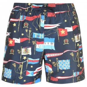 Image of Tommy Bodywear All Flag Trunks - Navy