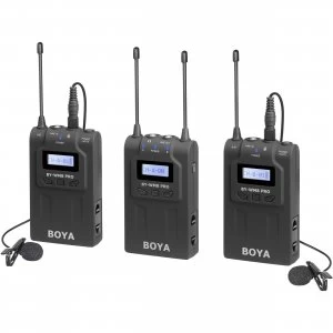 Image of Boya BY-WM8 Pro K2 UHF Dual-Channel Wireless Microphone System