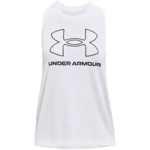 Image of Under Armour Armour Logo Tank Top Womens - White
