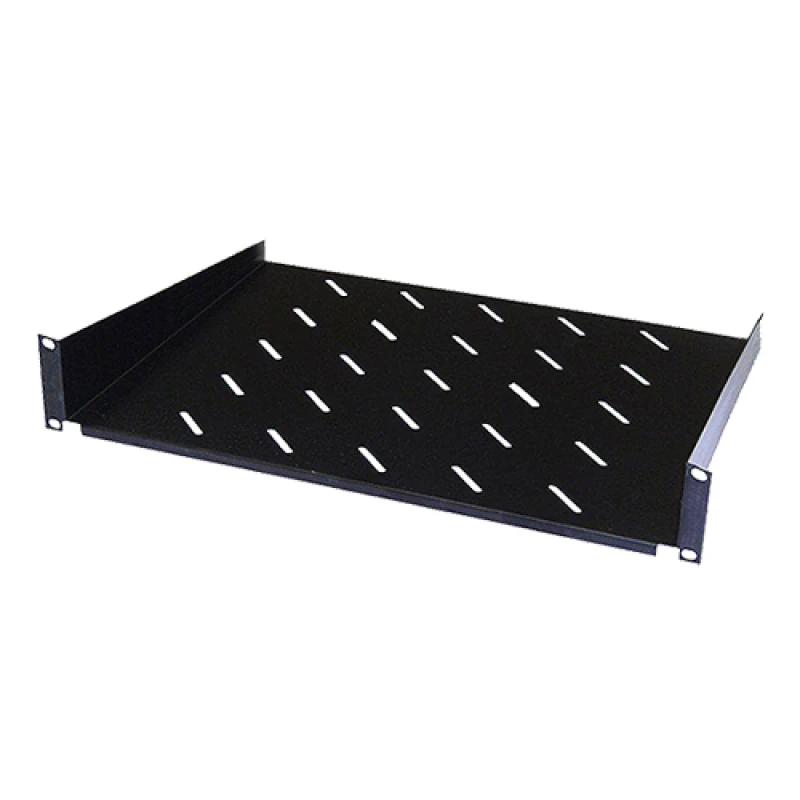 Image of Cablenet 2u 350mm Cantilever Vented Shelf Black (600mm Cab) (20Kg)