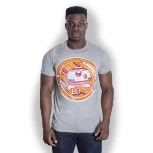 Image of Star Wars - Episode VII BB-8 Distress Unisex Medium T-Shirt - Grey