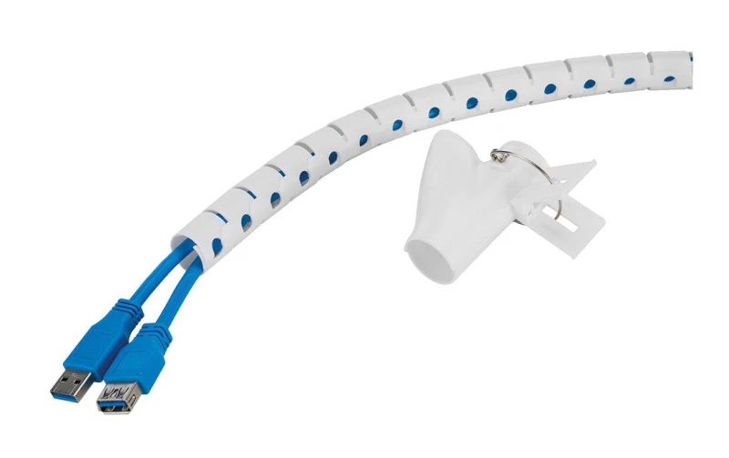 Image of Newstar Neomounts ADS06-141WH Cable sleeve - for 1-4 cables - universal ADS06-141WH