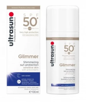 Image of Ultrasun Glimmer Shimmering Sun Protection SPF50+ 100ml